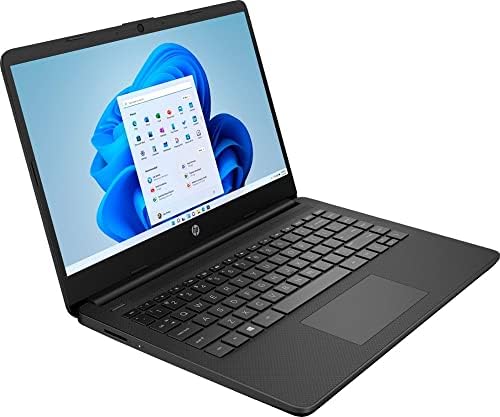 Laptop HP mais novo HP, Intel Celeron N4020, 8 GB de RAM, espaço de 128 GB, Escritório 365 de 1 ano, HDMI, WiFi, USB-C, Webcam, Bluetooth, Windows 11s, Black+JVQ MousePad