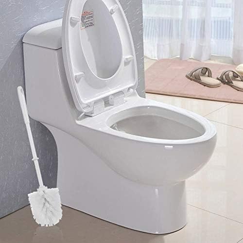 A escova do vaso sanitário não tem becos sem saída para lavar a escova do vaso sanitário sem perfurar o banheiro