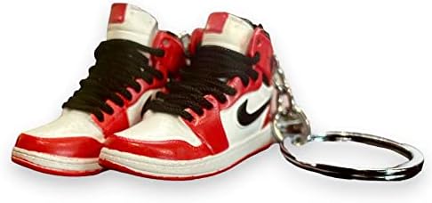 Premium Nike Shoe Air Jordan Keychain - Nike Premium Sneaker Keychain Edition | Nike AJ1 Shoe Keychain - 1 par