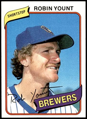 1980 Topps # 265 Robin Yount Milwaukee Brewers NM Brewers