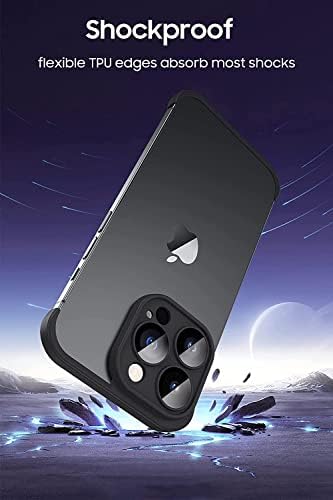 FXFOT para iPhone 13 Pro Max Camera Lens Protetor Silicone Case, capa fina e sem moldura de para-choque