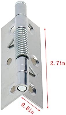 Pacote dnyta de 4 portas de fechamento de fechamento armário de dobradiças de aço inoxidável hinges hinges da porta de primavera hardware de substituição