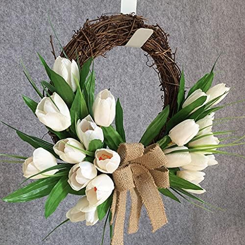 Lmmddp tulip lintel white lintel grinaldas de seda grinaldas de guirlanda decorações de parede ornamentos decoração de janela de casamento em casa decoração