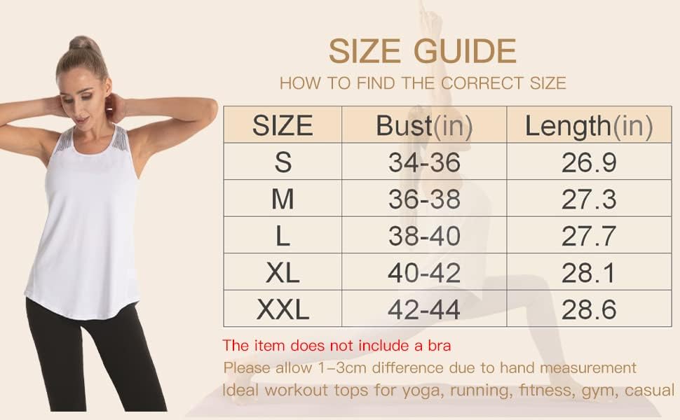 Aeuui Womens Workout Tops for Women Racerback Tops Tops Mesh Yoga Camisas Athletic Running Tops