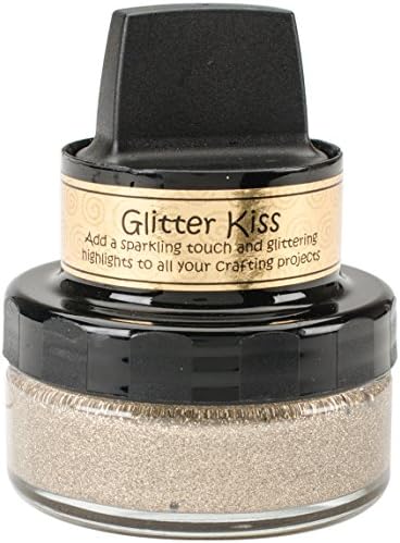 Expressões criativas CSGK Cosmic Shimmer Glitter Kiss, areia dourada