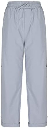 Calças de carga feminina Calças de verão Calças leves leves para viagens secas de golfe calças resistentes à água ao ar livre para mulheres