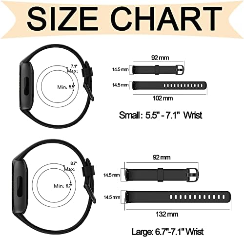 [3 pacote] Substituição para Fitbit Inspire 3 Bandas para mulheres, inspire 3 pulseiras de pulseira de silicone pulseiras de faixa