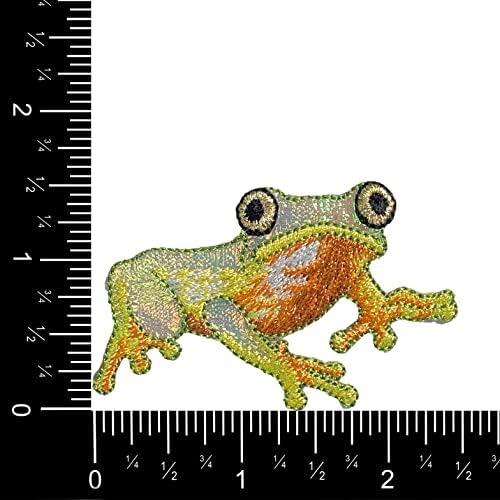 Tree Frog - Green Swimmery - Ferro bordado no patch