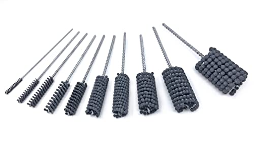 Brush Research BCKDBR12 KIT DE DEVIDADE FLEX-HONE® 10 peças, 120 grão, carboneto de silício