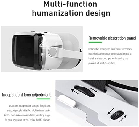 G04BS Wireless VR Glasses 3D Caixa de realidade virtual Google Capacete de fone de ouvido estéreo do Google