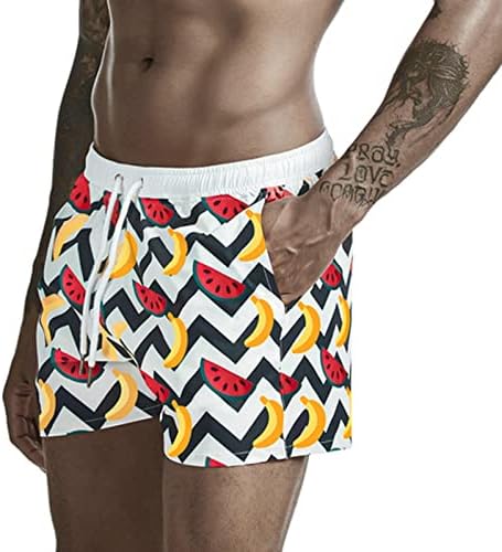 Shorts shorts bmisEgm para homens masculino para a primavera e verão resort resort impressão renda na praia