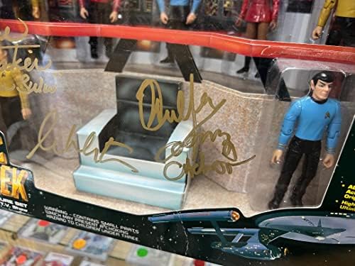 JSA Authentic Walter Koenig, William Shatner e George Takei Autograph Limited Edition Star Trek Set