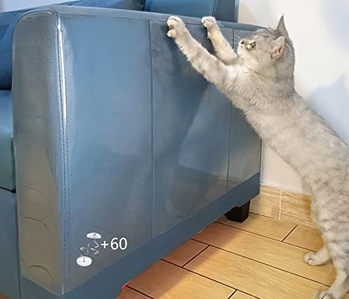 12 PCs CAT Protetor de móveis de arranhões para couro, protetor de móveis de gato, protetores de