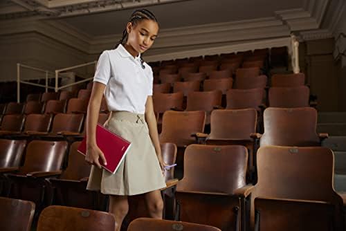 Torrada francesa Girls 'Pull-On Kick Pleat Scooter School Uniform Skirt